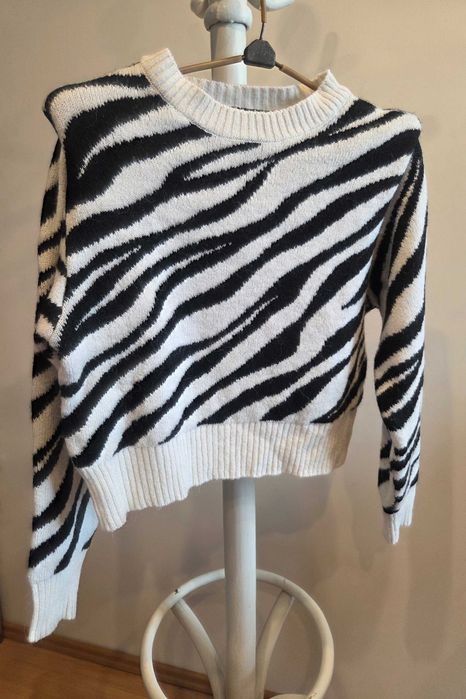 sweter Reserved zebra