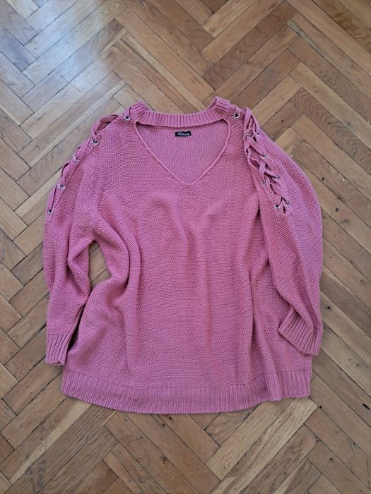 Miękki sweter damski roz 58