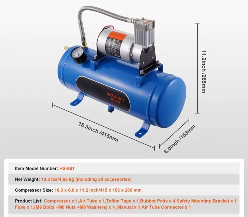 Compressor de ar 12v truck