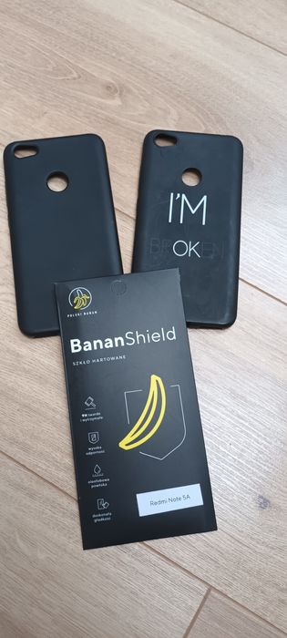 Etui i szkło Redmi Note 5A
