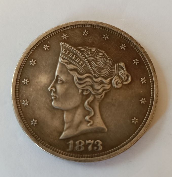 Moneta Amerykański. Dollar "Trade Dollar" 1873 r.