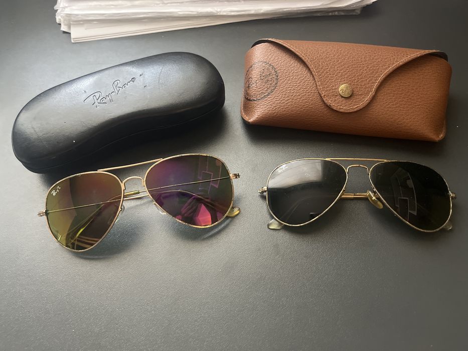 очки Ray-Ban Aviator стекло линза