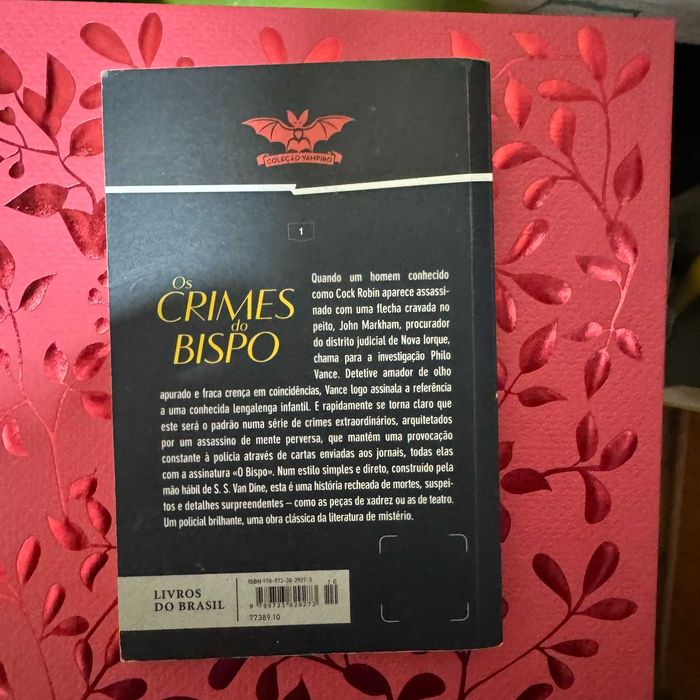 Livro - "Os crimes do Bispo" e " E a música continua"