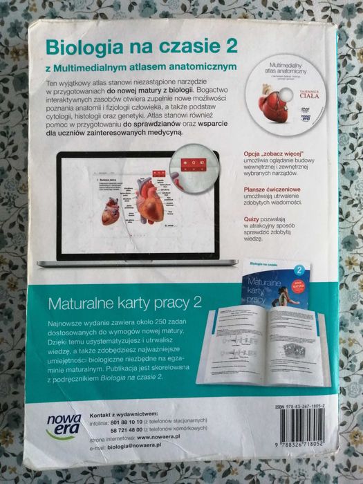 Biologia na czasie 2 | Zakres rozszerzony | Nowa era
