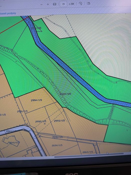 Ostatnia linia zabudowy ! Działka rolno-budowlana 6246 m² ,Studzienice