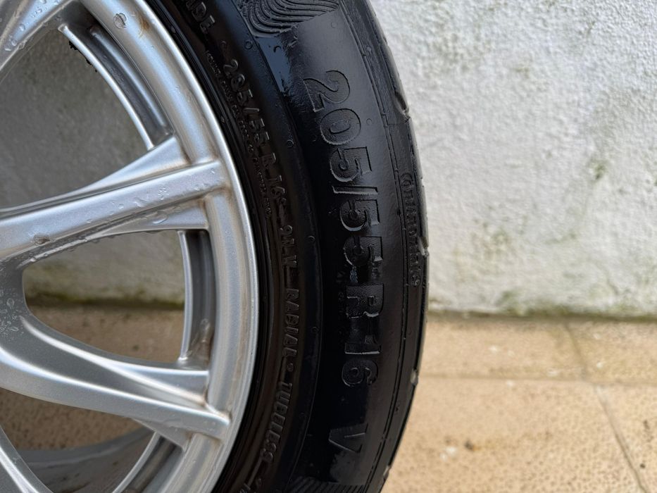 Jantes Mercedes 16'' com pneus 205/55 R16 – Bom estado – Loures/Lisboa