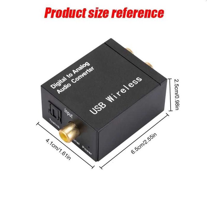 Конвертер ЦАП оптический блютуз звука spdif Bluetooth адаптер аудио цифровой аналоговый wireless