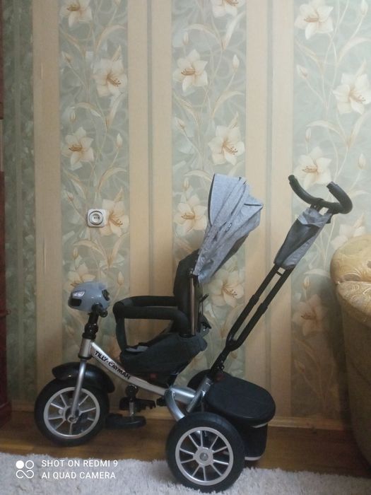 Велосипед Tilly Cayman батьківською ручкою.