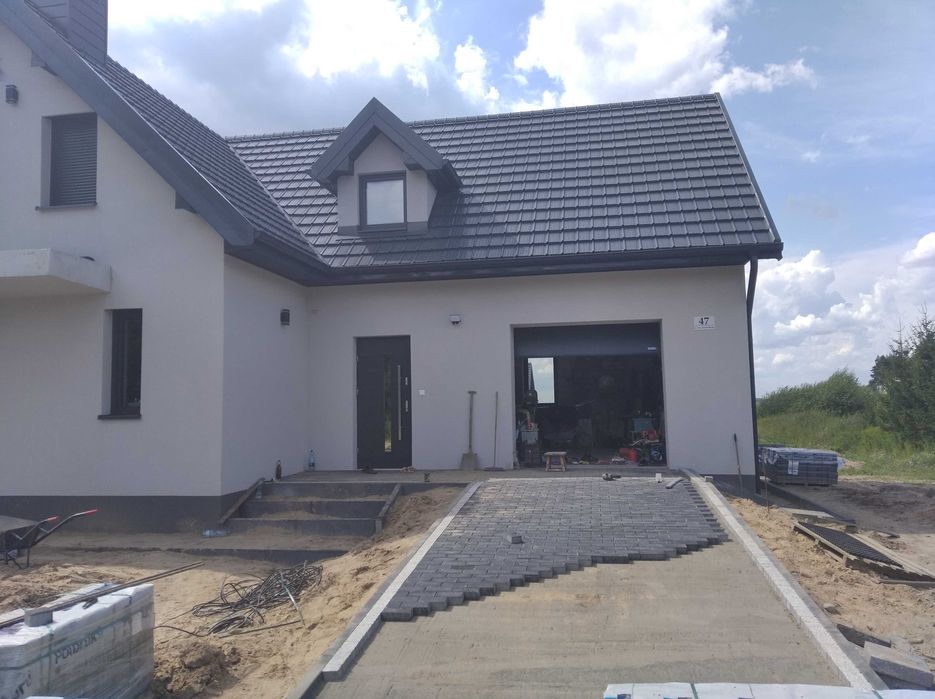 Usługi brukarskie , ukladanie kostki granitowej, pracę ziemne,