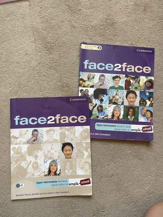 Podręcznik face2face i zeszyt ćwiczeń cambridge język angielski poziom