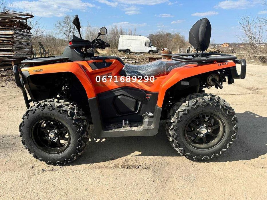 Двомісний квадроцикл Odess ML 550 ATV інжектор 4х4 Лебідка (помаранчевий, сірий) Доставка до самого будинку безкоштовна!