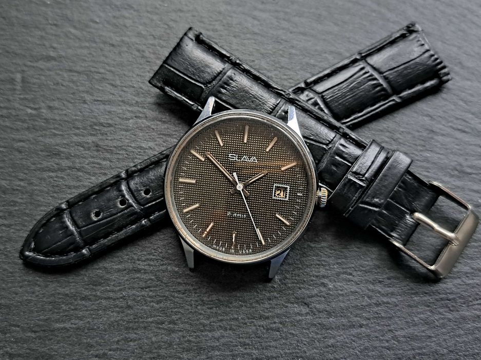 Slava Mikrokratka radziecki zegarek vintage