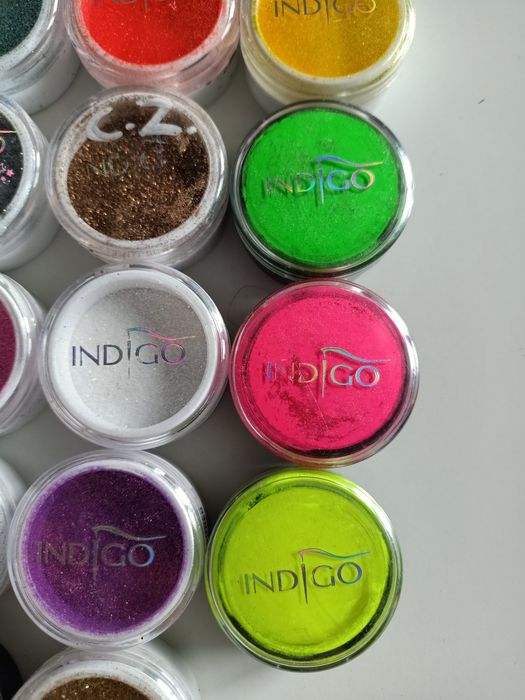 Pyłki Indigo do paznokci