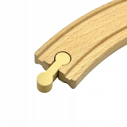 10x Łączników Do Torów Drewnianych W Kolorze Drewna Do Ikea Lidl