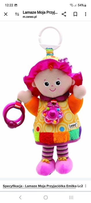 Lalka Emilka Lamaze