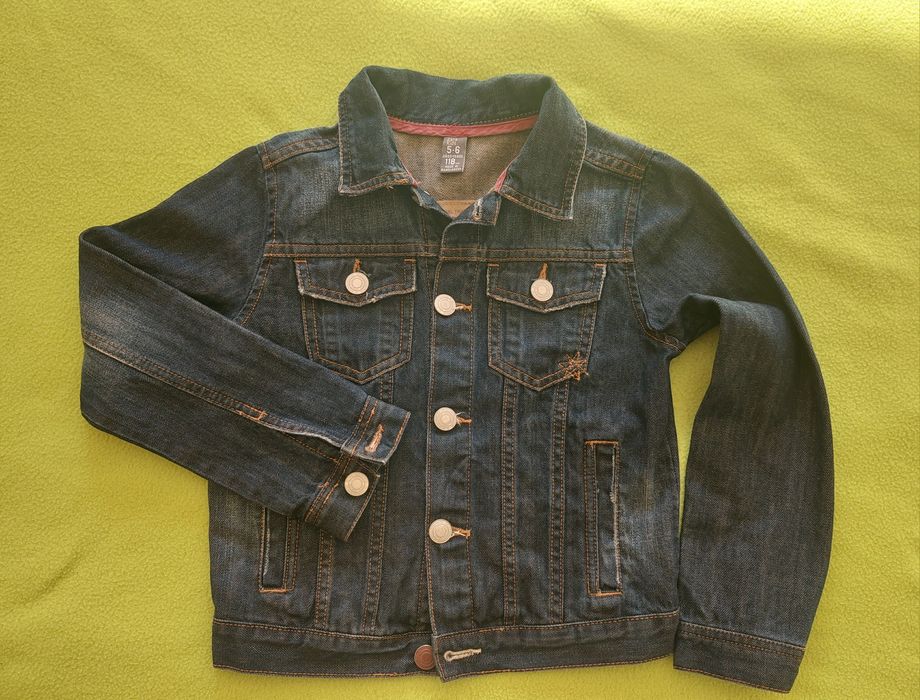 Blusão/ Casaca de ganga Zara, 5-6 anos, 118cm