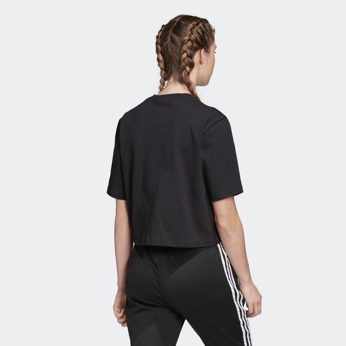 Футболка adidas, топ адидас, укороченная футболка adidas