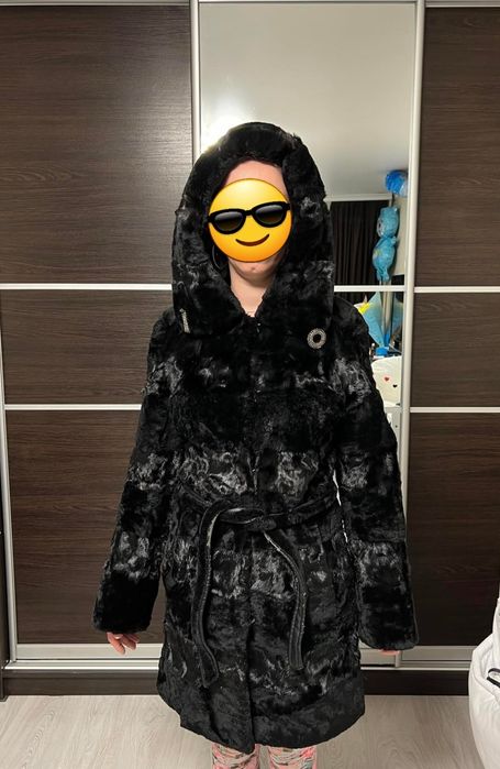 Шуба тёплая мутон норка пальто