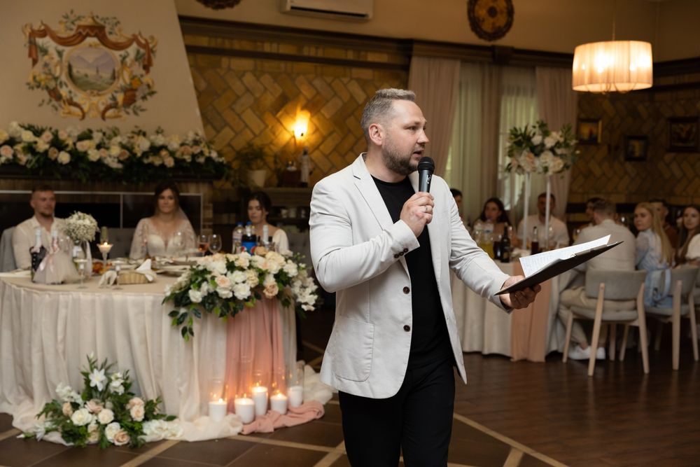 Тамада, Ведучий,Музика, Діджей, Весілля,Дні народження, Ювілеї,