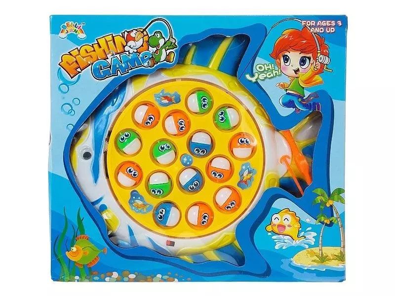 Rybki z wędką na baterie. Adar