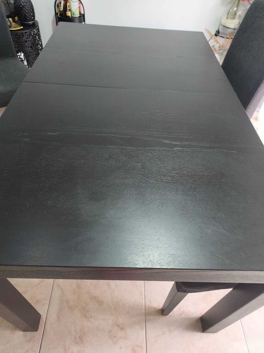 Mesa sala extensível com 4 cadeiras