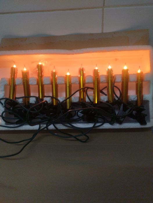 Luz de Natal formato Vela