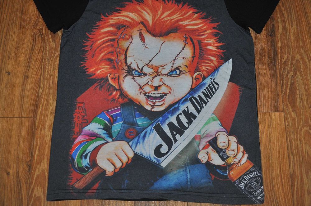 JACK DANIELS - Doll Chucky Laleczka Chucky - koszulka rozm.M
