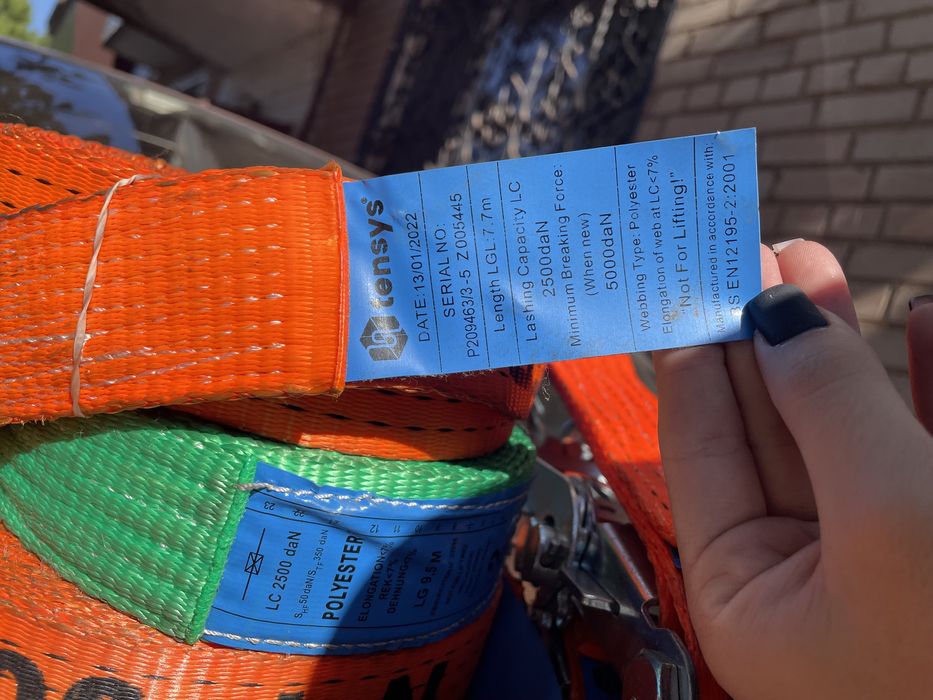 Продам новые и б/у комплекты стяжных  ремней