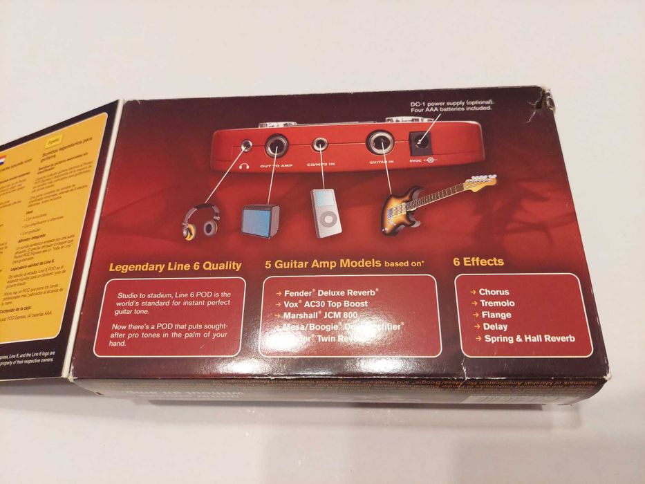 Line 6 Pocket POD Express - procesor gitarowy