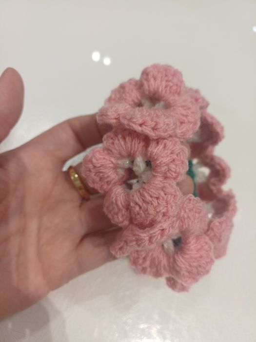 Scrunchie kwiaty