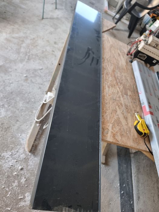 Parapet aluminiowy zewnętrzny 160 cm antracyt