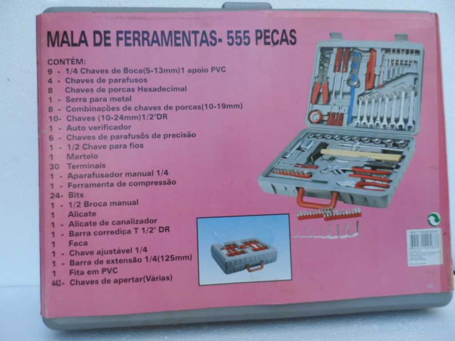 Mala de Ferramentas  com 555 Peças