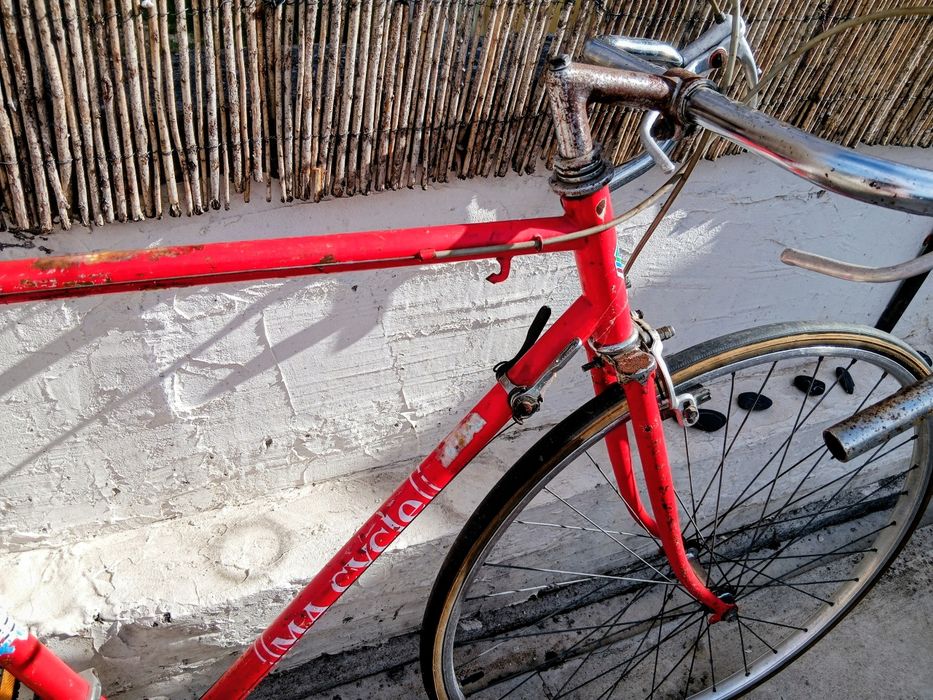 Bicicleta de estrada antiga