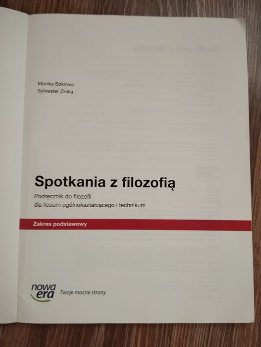 Spotkania z filozofią podręcznik liceum i technikum