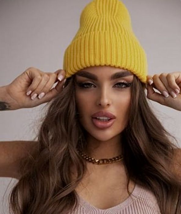 Жовта шапка жіноча Lior  укр. бренд