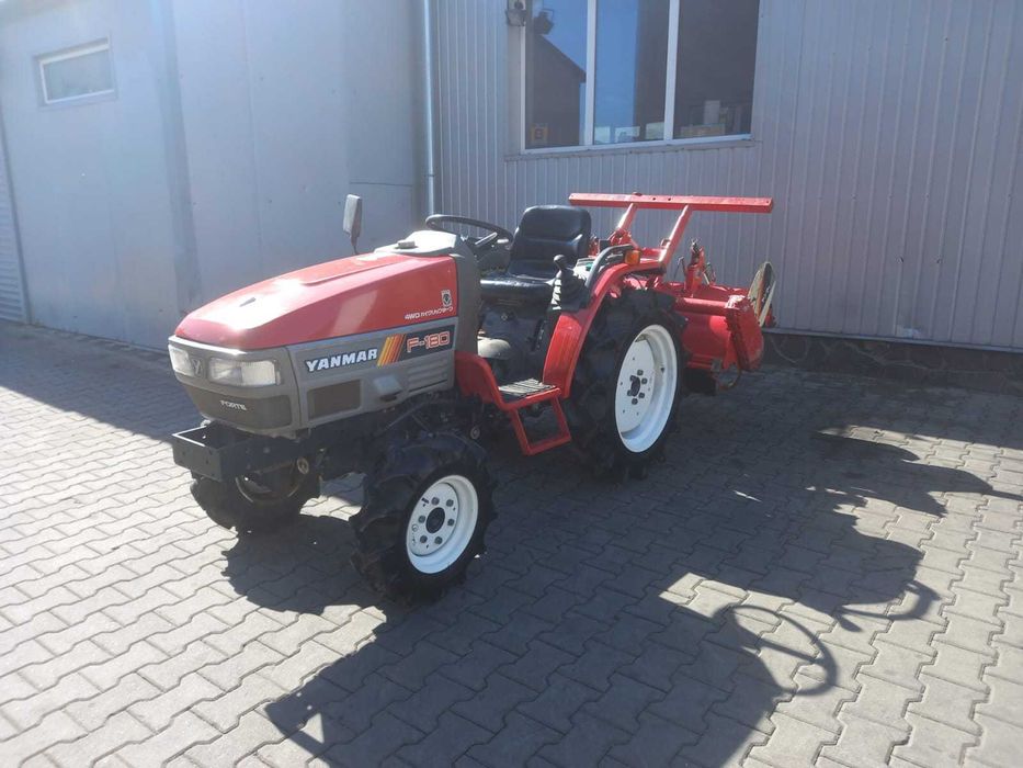 Japoński Traktor ciągnik YANMAR F180 4x4 + glebogryzarka 18 KM
