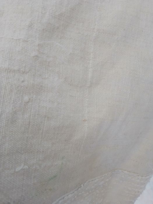 Saco grande em puro linho antigo