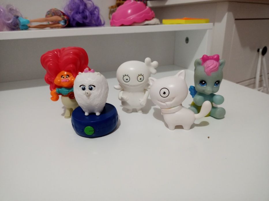 zabawki plastykowe dla dziewczynki 5 sztuk