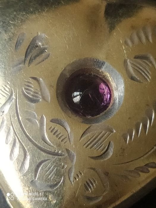 Срібний локет підвіска кулон