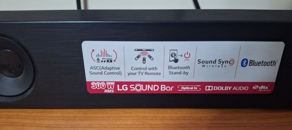 Coluna de som televisão