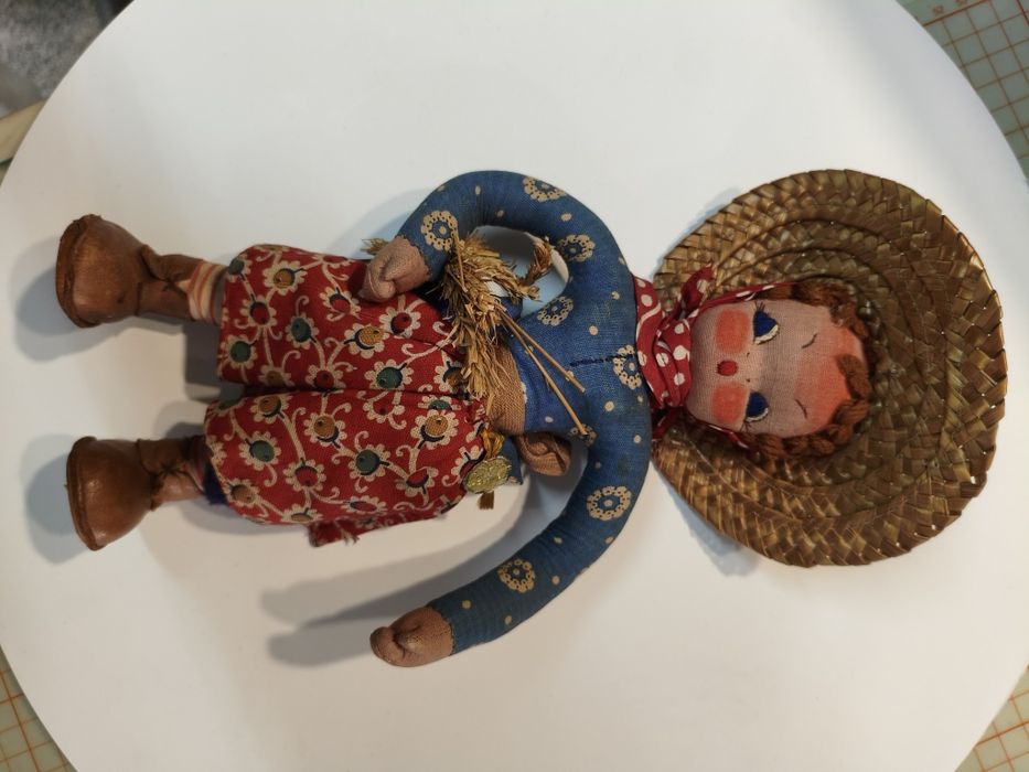 boneca em pano vintage