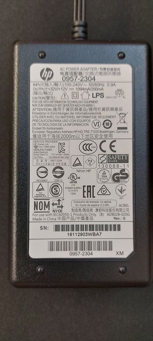 Zasilacz HP do drukarki 7110 drukarek HP 32V 1094mA Nowy