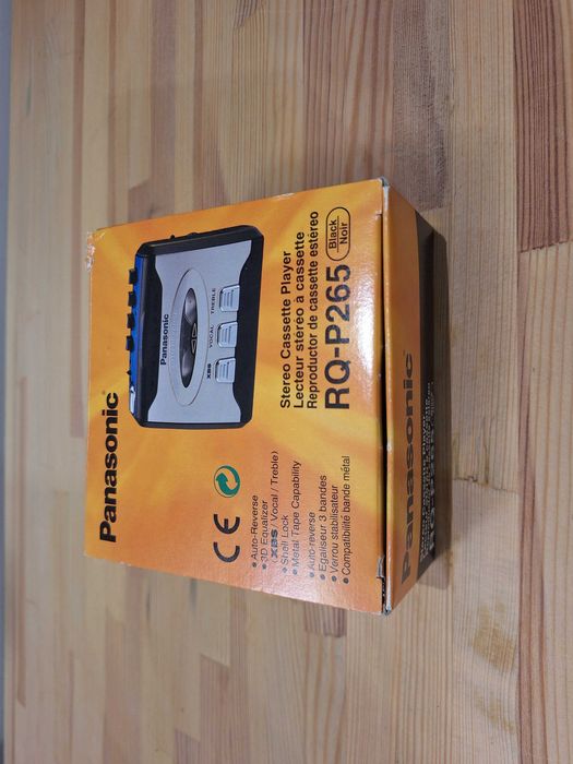 Walkman Panasonic RQ-P265, nowy, komplet, stan idealny, vintage