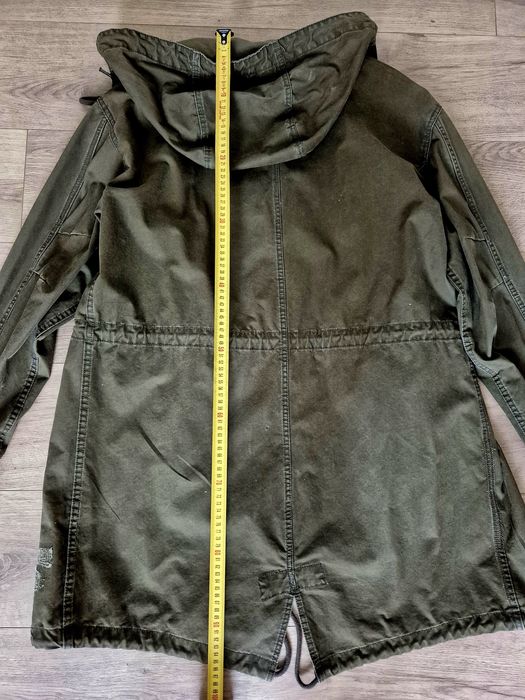Чоловіче пальто Zara, розмір 42, L колір хакі