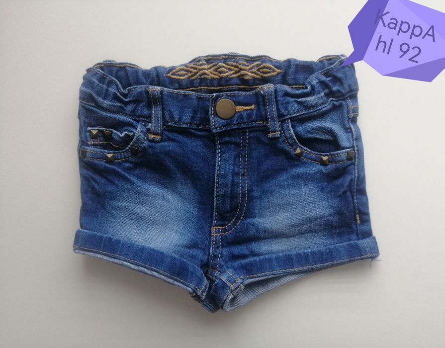 KappAhl 92 Spodenki dżinsowe 92 shorty