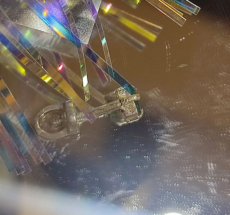 Серьги серебро 925 проба на закрутке гвоздики