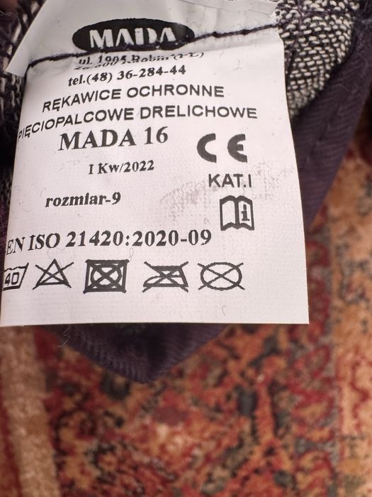 Rękawice robocze 60 par 35 zł