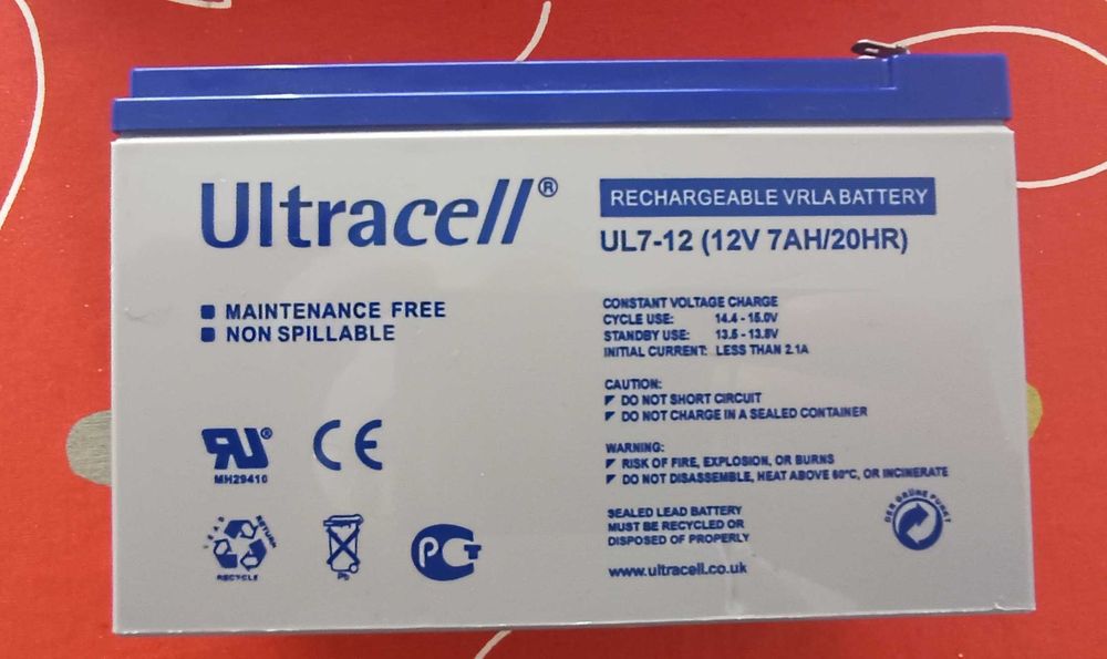 Bateria 12V 7Ah Ultracell
