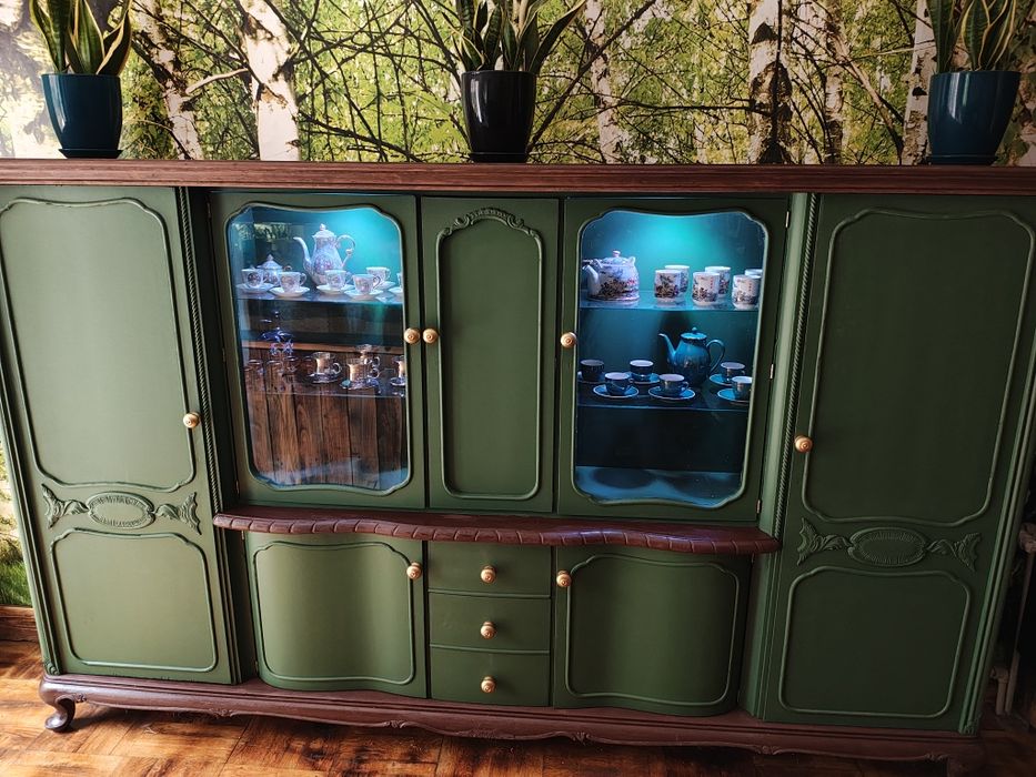 Biblioteczka komoda duża 270x165 witryna