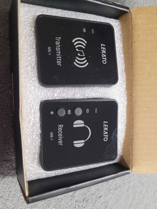 Lekato ms-1 bezprzewodowy system monitorowania dousznego nadajnik